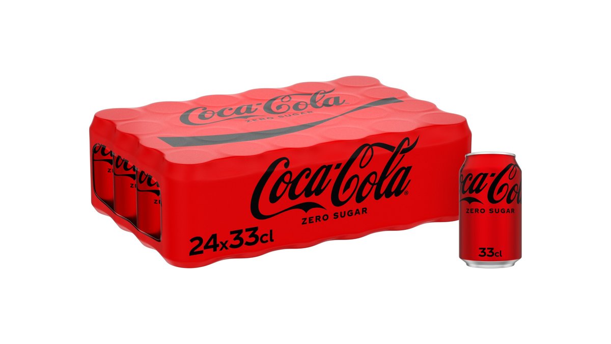 Coca-Cola Zero 24-pak (dåse)