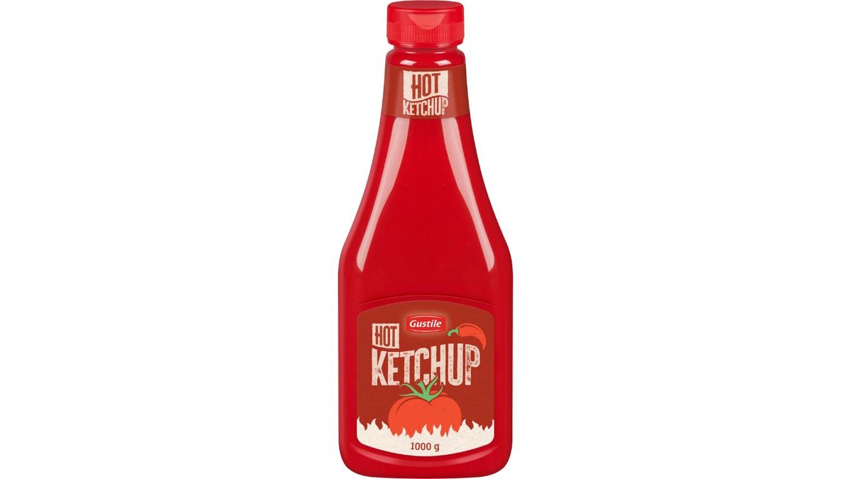 Gustile Rajčatový kečup ostrý 1kg