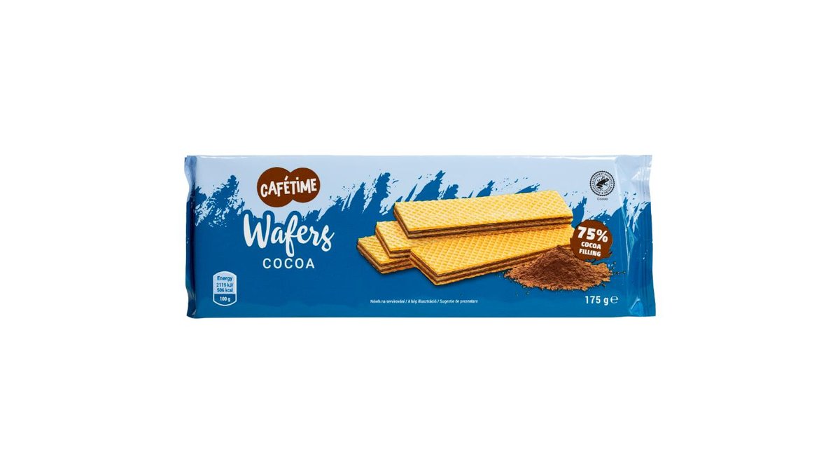 Café Time Oplatky s kakaovou náplní 175g
