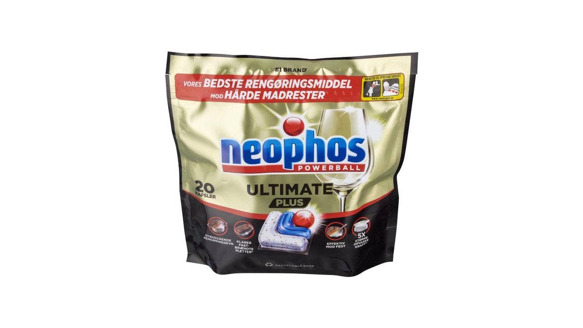 Opvasketabs Ultimate Plus 20 stk. Neophos