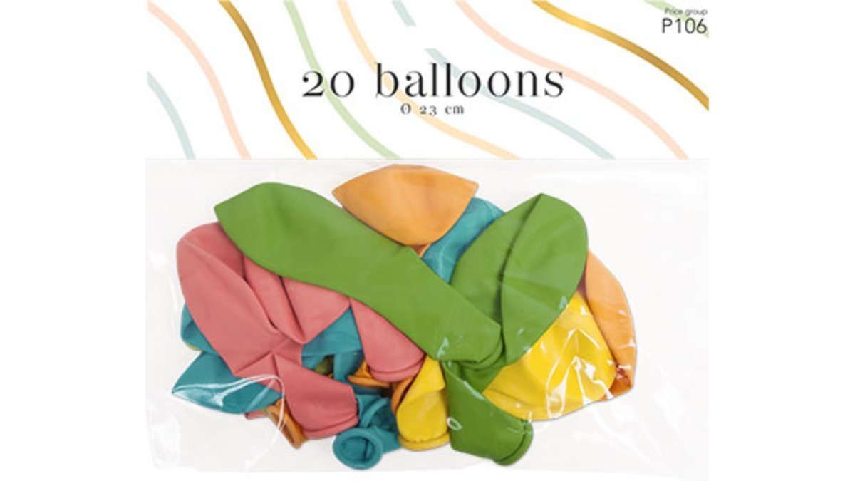 Balloner 20 Stk Nye Farver