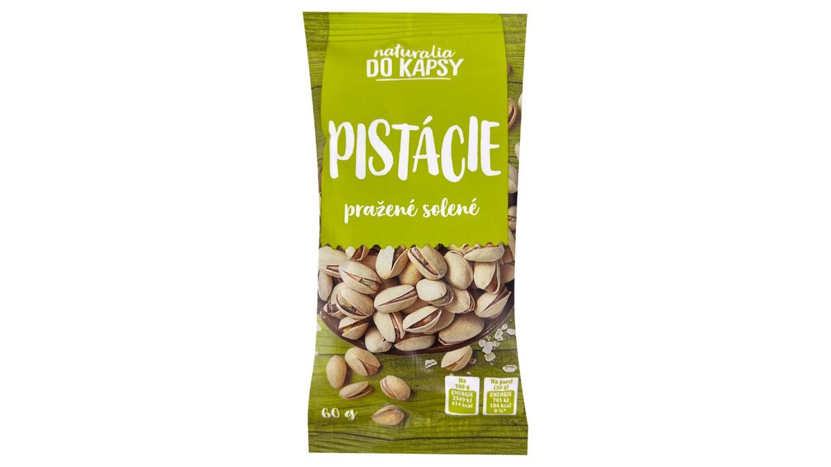 Naturalia Do Kapsy Pistácie pražené solené 60g