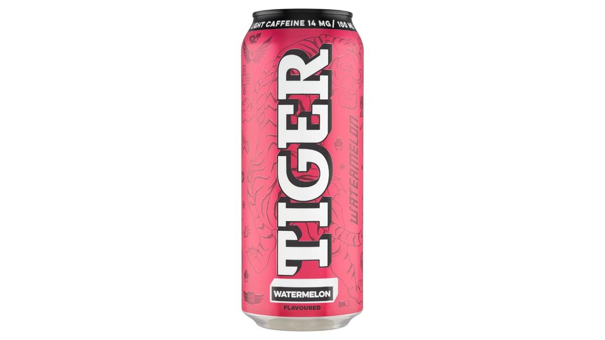 TIGER LIGHT CAFFEINE WATERMELON FLAVOURED 0.5L PLECH