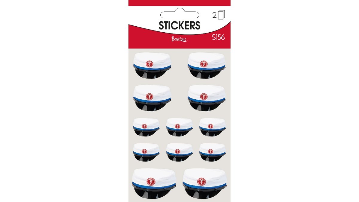 Stickers student hue blå 1 stk.