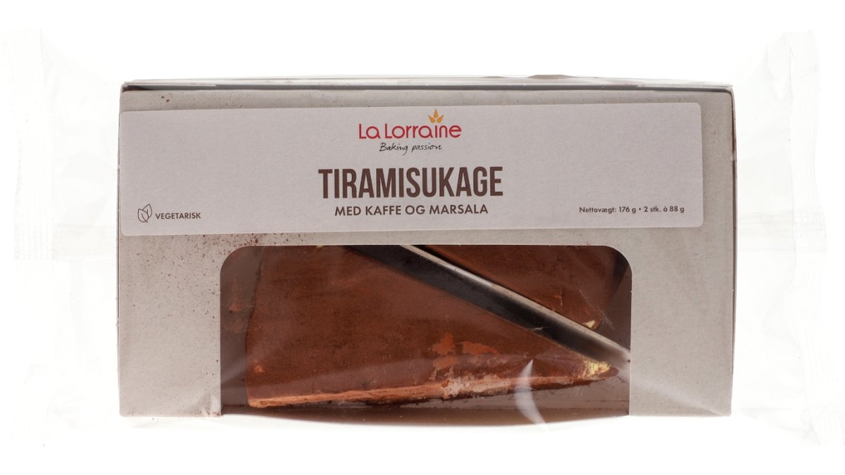 Tiramisu kage 2 stk 180 g