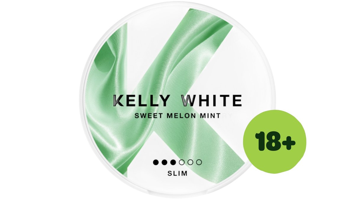 Kelly White Snus Sweet Melon Mint 3/6