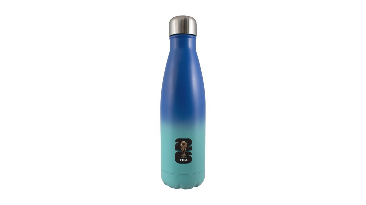 Termoflaske World Cup 500ml rustfrit stål i blå, FIFA 292 g