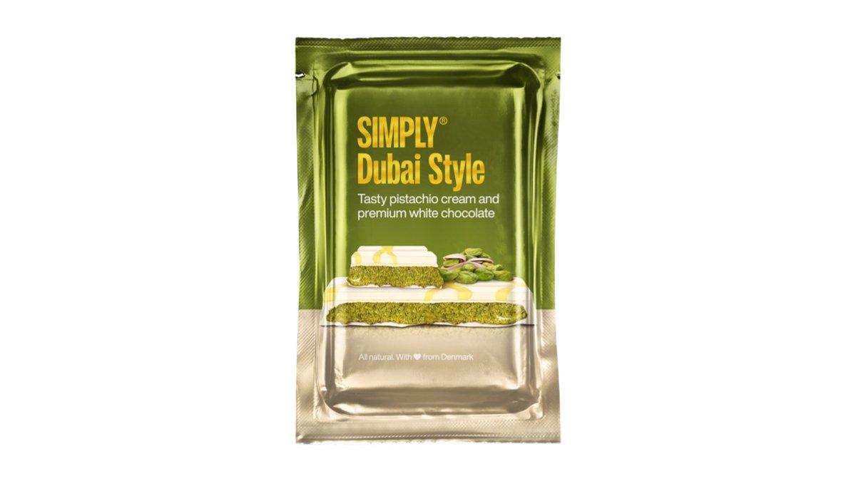 Hvid chokoladeplade Dubai Style, Simply Chocolate