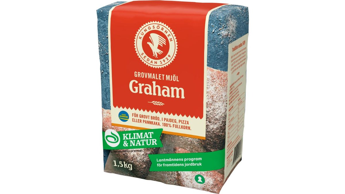 Kungsörnen Grahamsmjöl, 1,5 kg