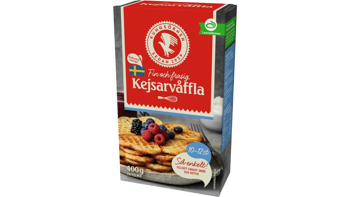 Kungsörnen Våffelmix Kejsarvåffla, 400 g