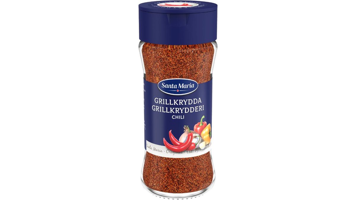 Santa Maria Grillkrydda Chili, 84 g