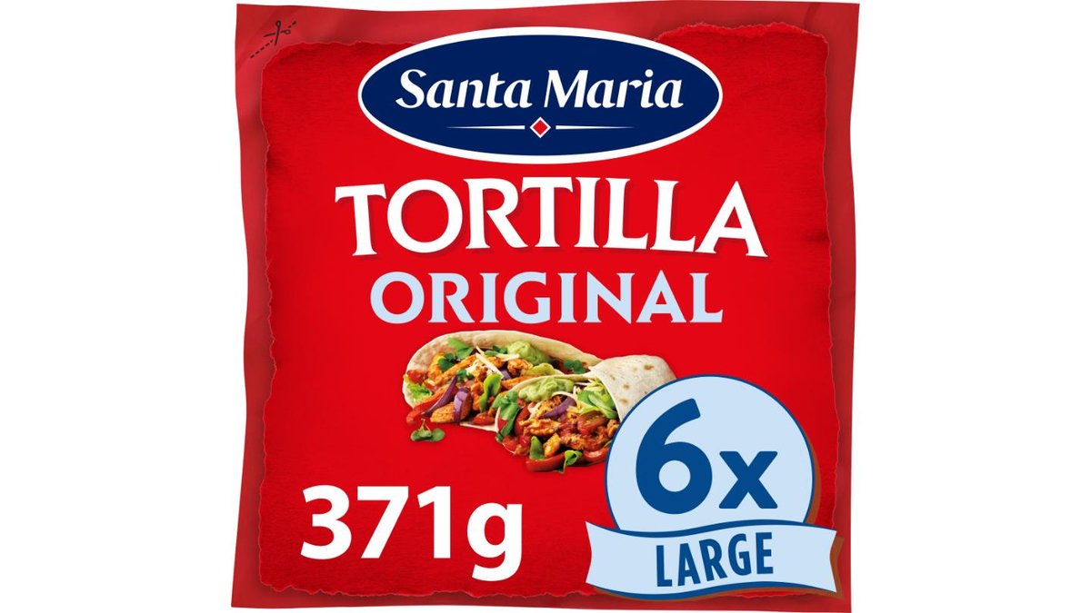 Santa Maria Tortilla Original Large, 6-pack