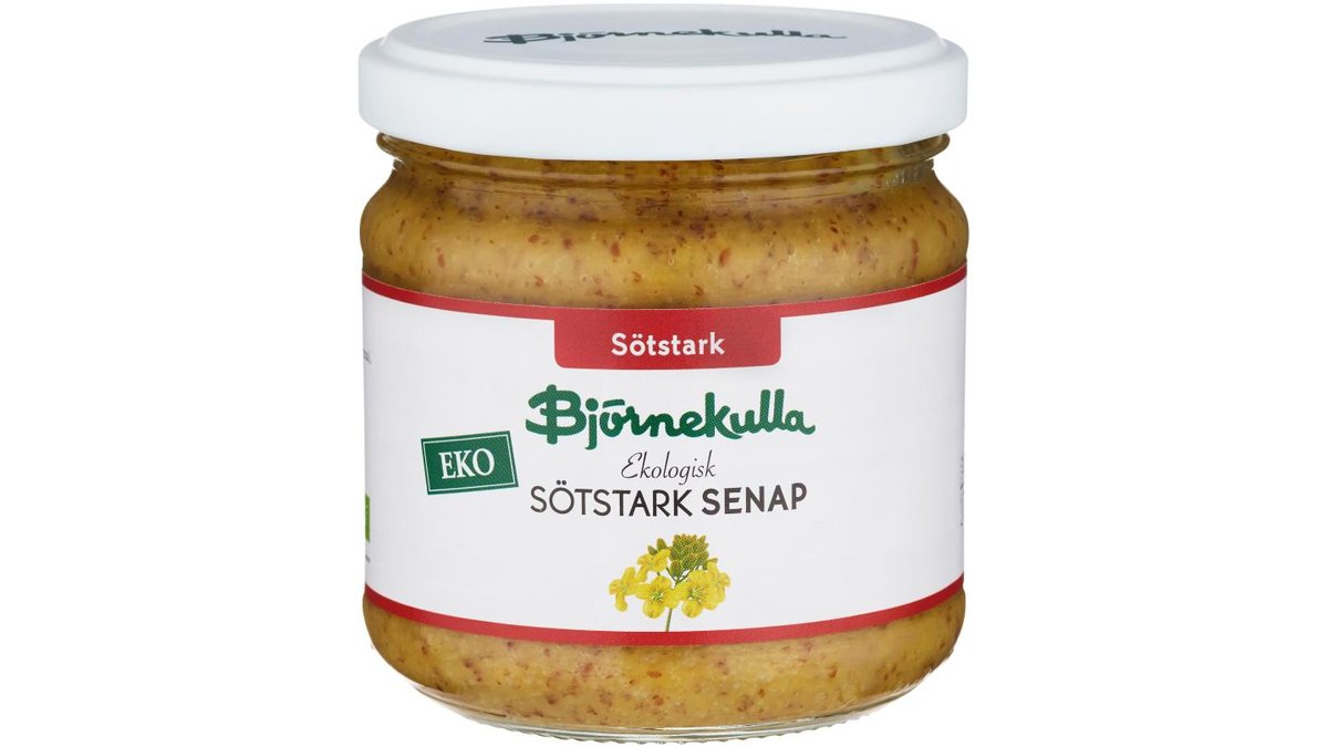 Björnekulla Sötstark Senap EKO, 190 g