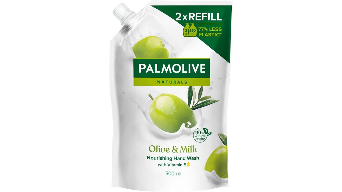 Palmolive Handtvål Refill Milk & Olive, 500 ml