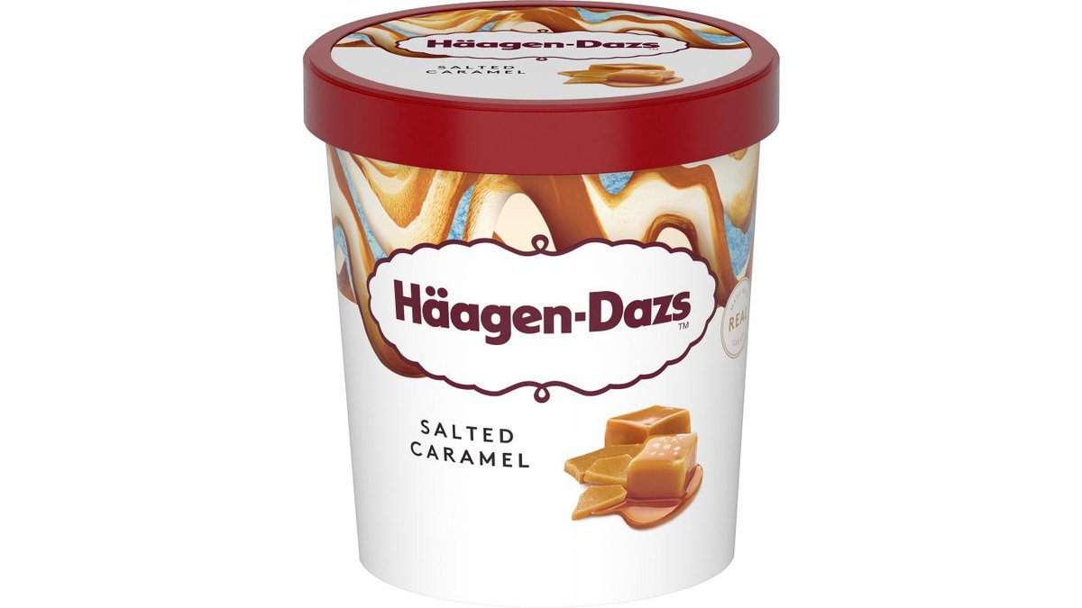 ❄️ Häagen Dazs Glass Salted Caramel, 460 ml