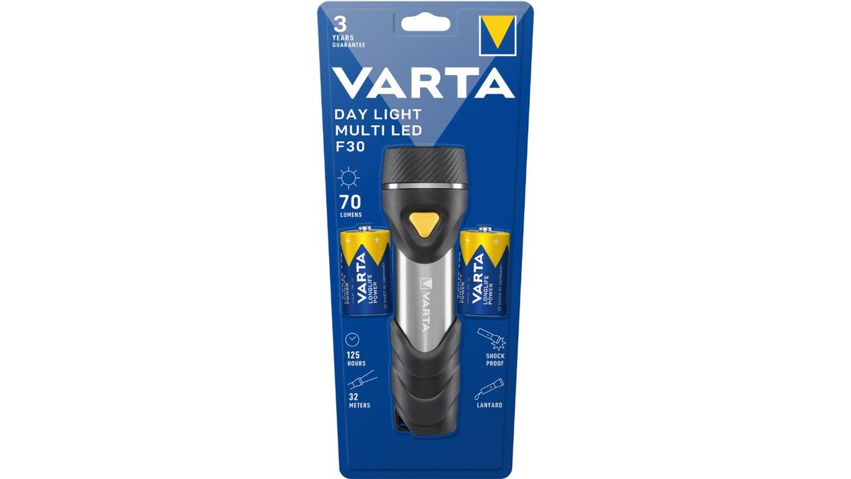 Varta Ficklampa Daylight Multi, Led