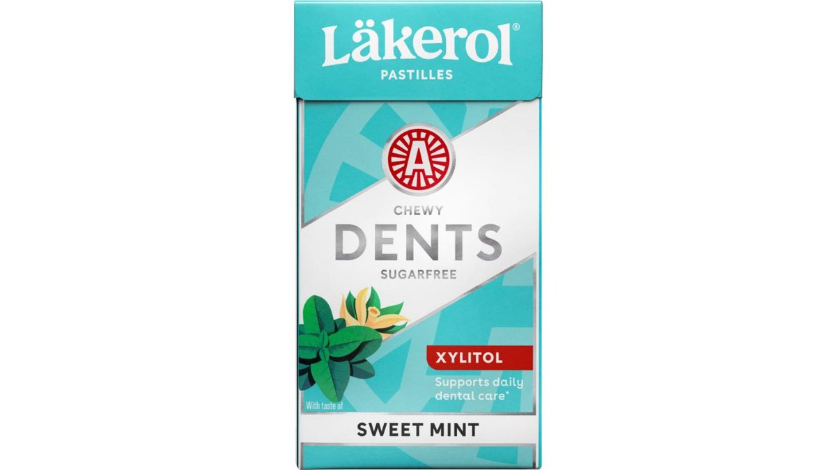 Läkerol Pastiller Dents Sweet Mint, 36 g