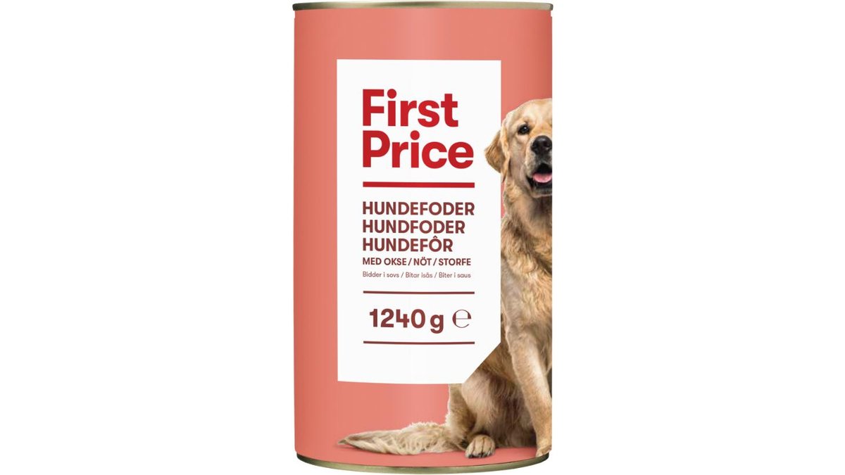First Price Hundmat Nöt, 1.24 kg