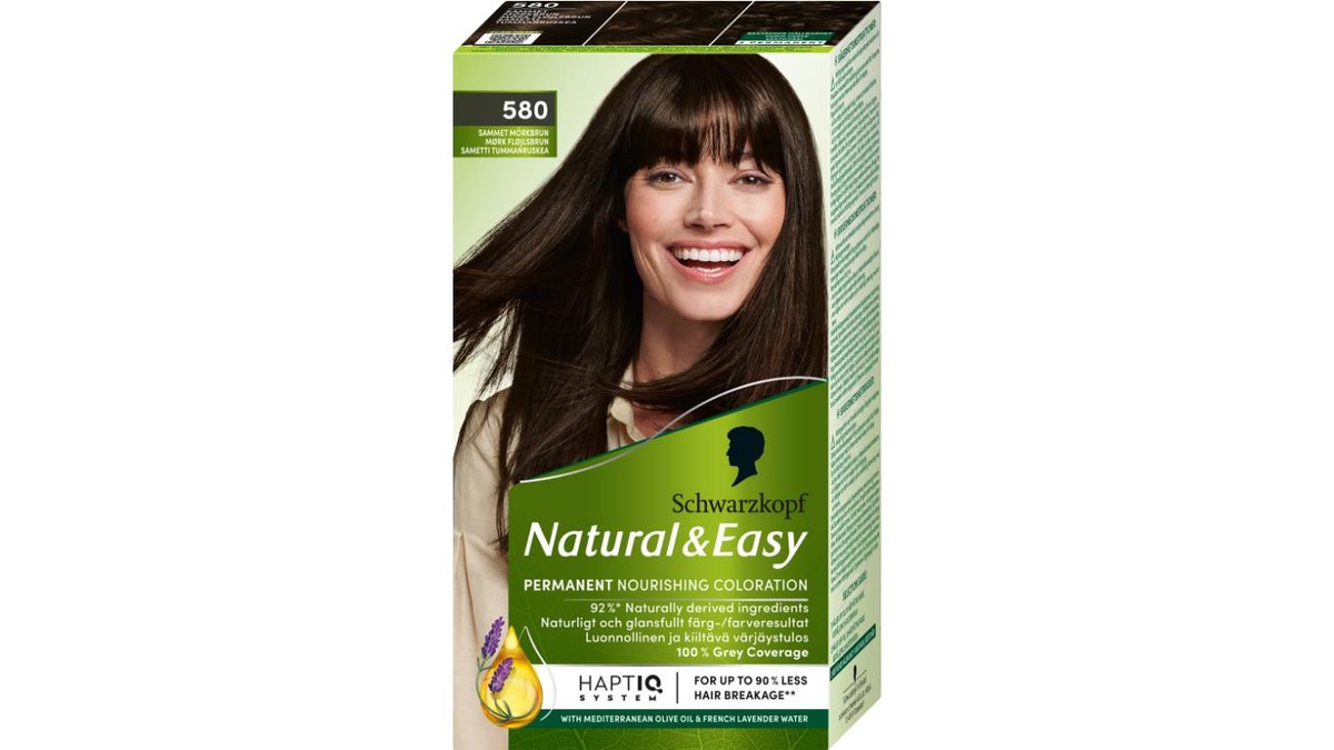 Schwarzkopf Hårfärg Natural & Easy 580, Sammet