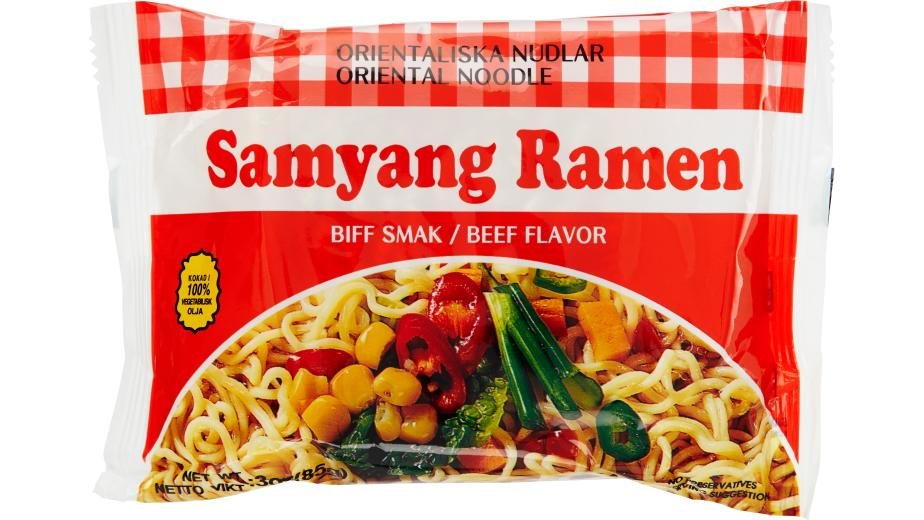 Samyang Ramen Snabbnudlar Biff, 85 g
