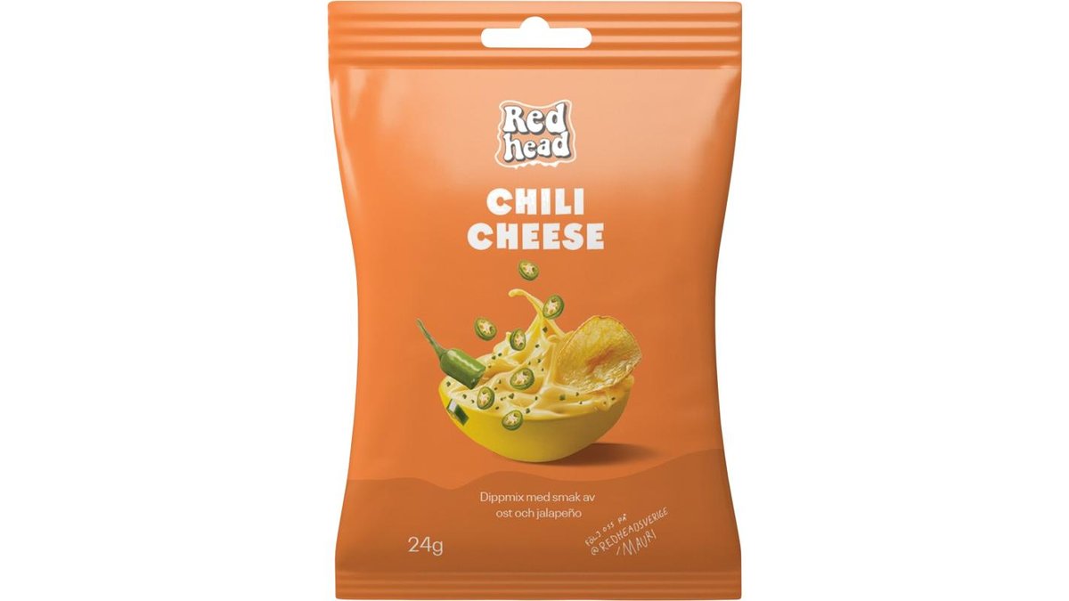 Redhead Dippmix Chili Cheese, 24 g
