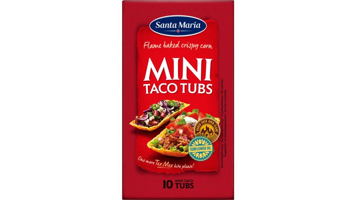 Santa Maria Mini Taco Tubs, 86 g