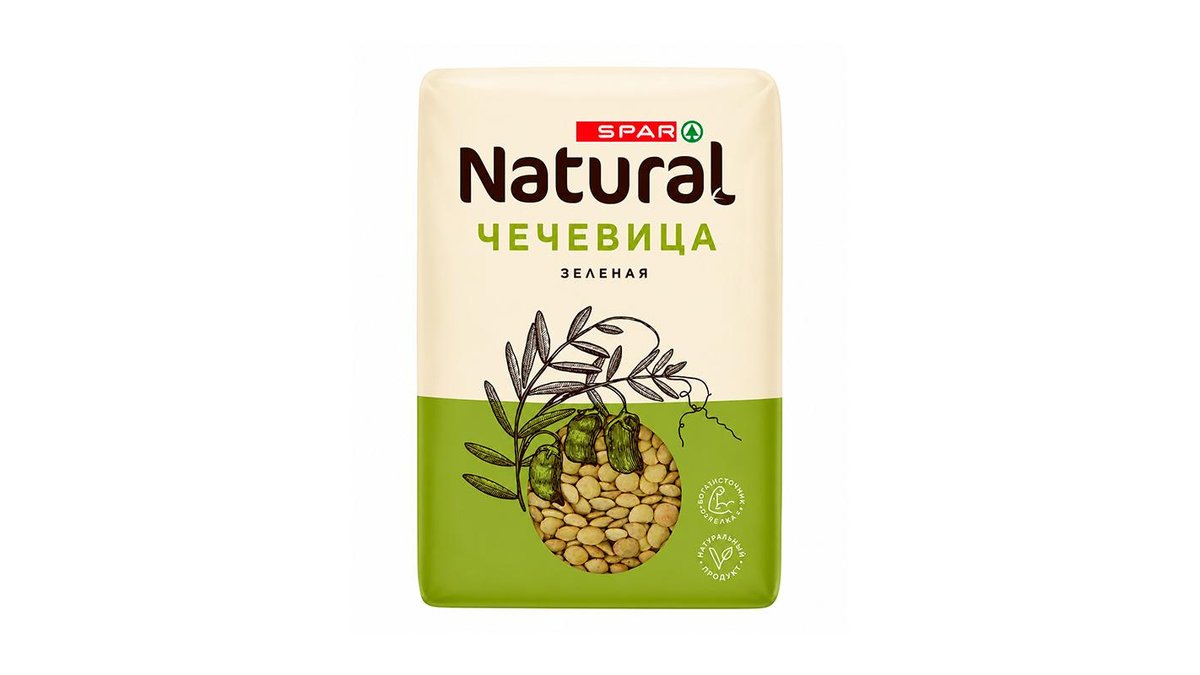 Чечевица Spar зеленая 500 г