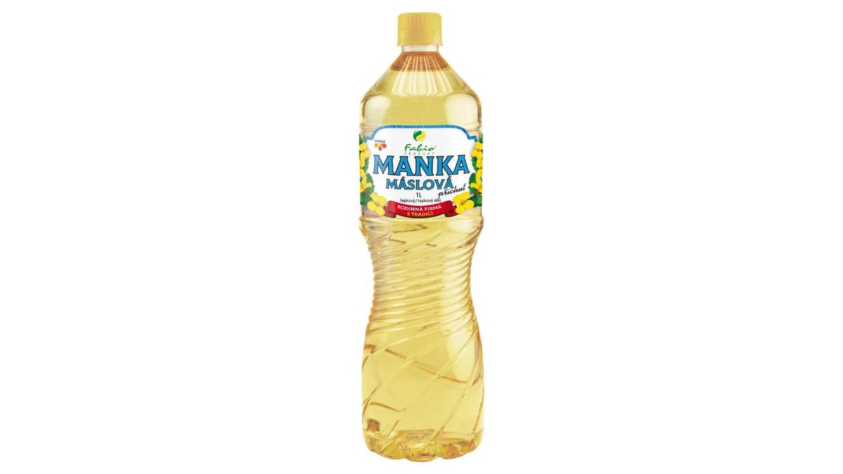 Fabio Produkt Manka řepkový olej máslová příchuť 1l
