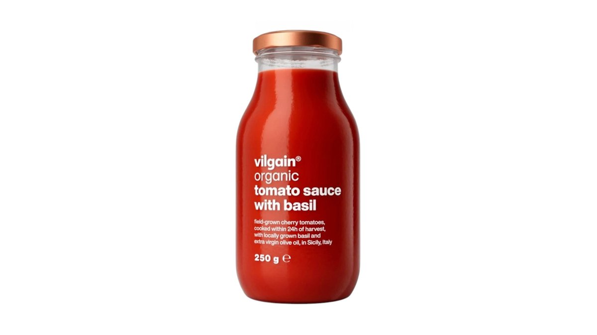 Vilgain - Paradajková omáčka s bazalkou BIO