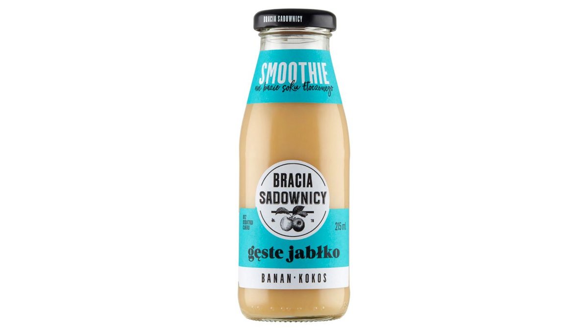 Bracia Sadownicy Smoothie gęste jabłko banan kokos 215 ml
