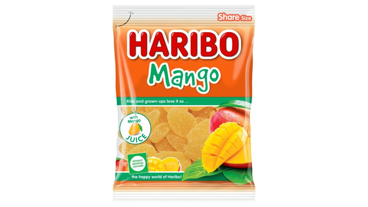 Haribo Mango ovocné želé 160g