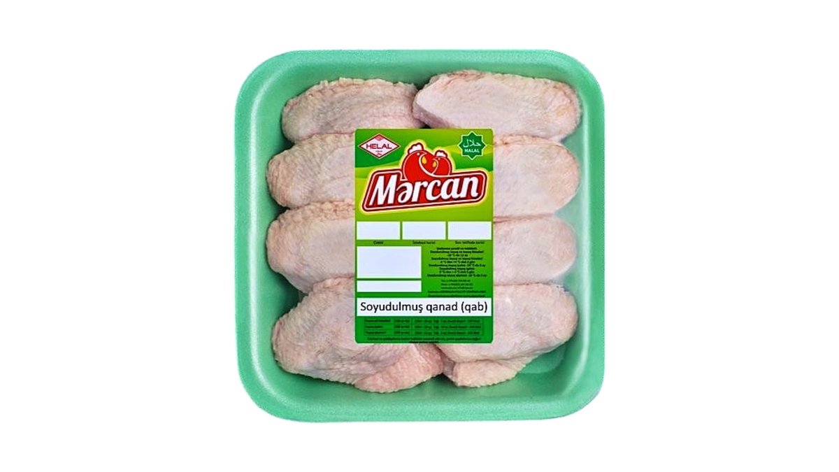 Mercan Təzə Qanad Qabda kq