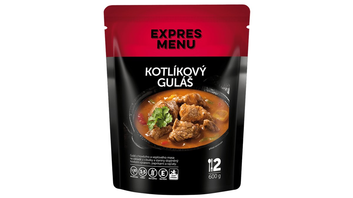 EXPRES MENU Kotlíkový guláš 2 porce 600 g