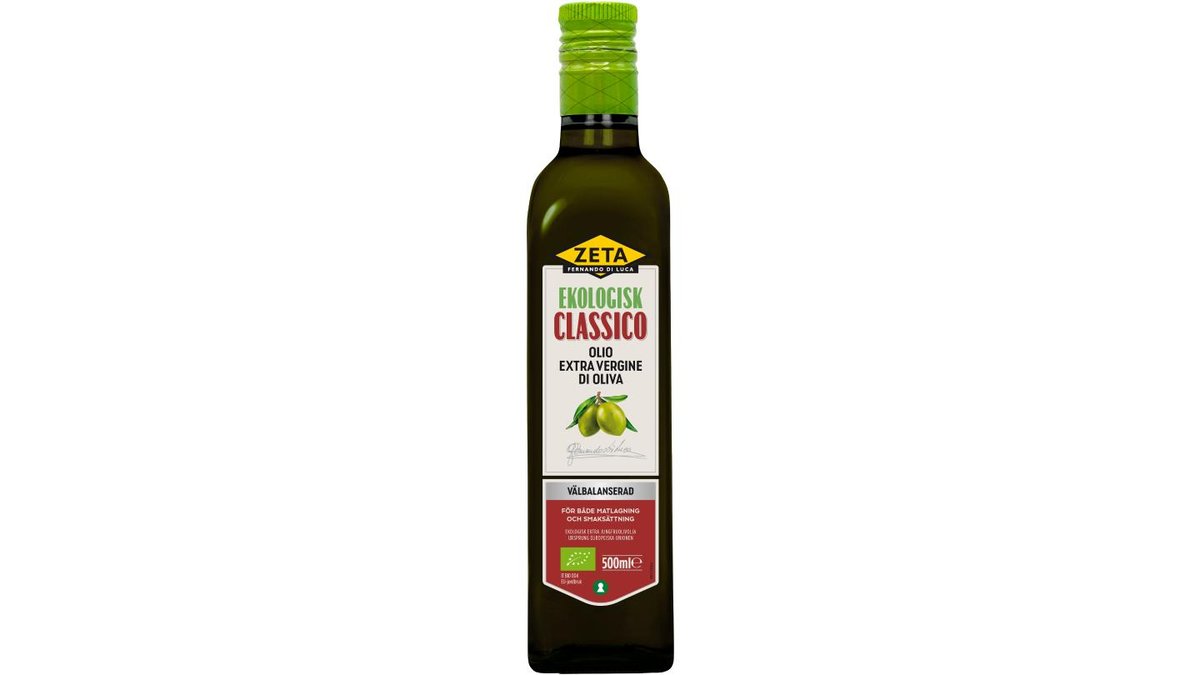 Zeta Olivolja Extra Virigin Classico EKO, 500 ml
