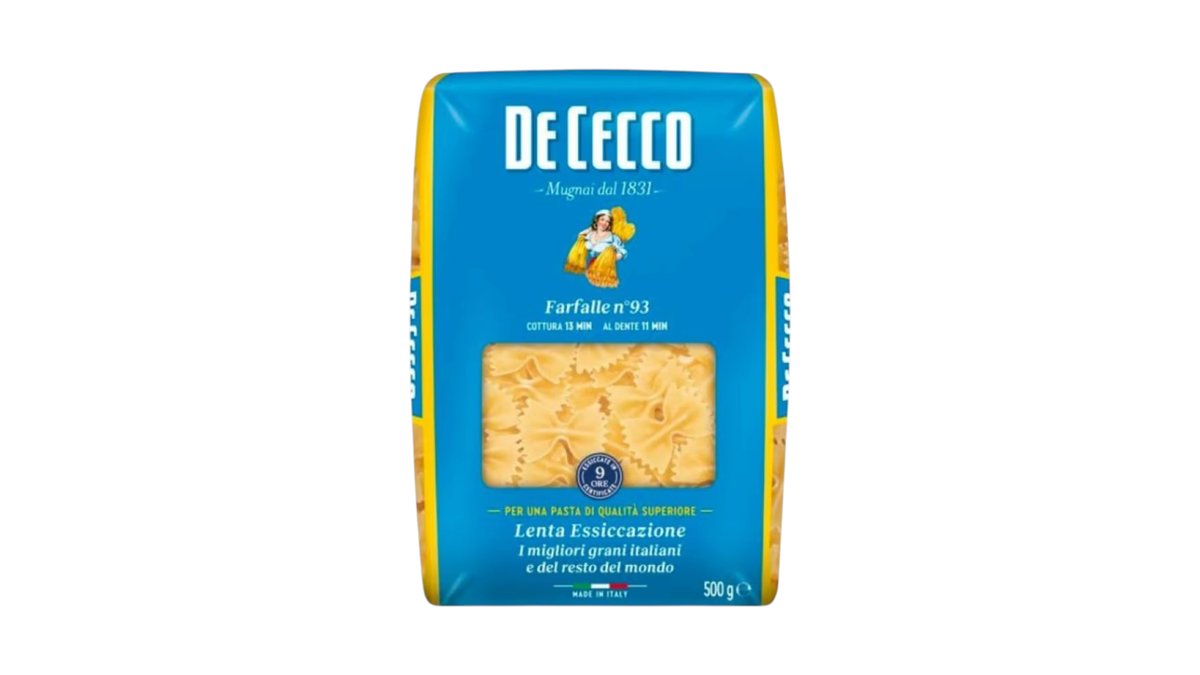 Cestoviny Farfalle nevaječné (112017)