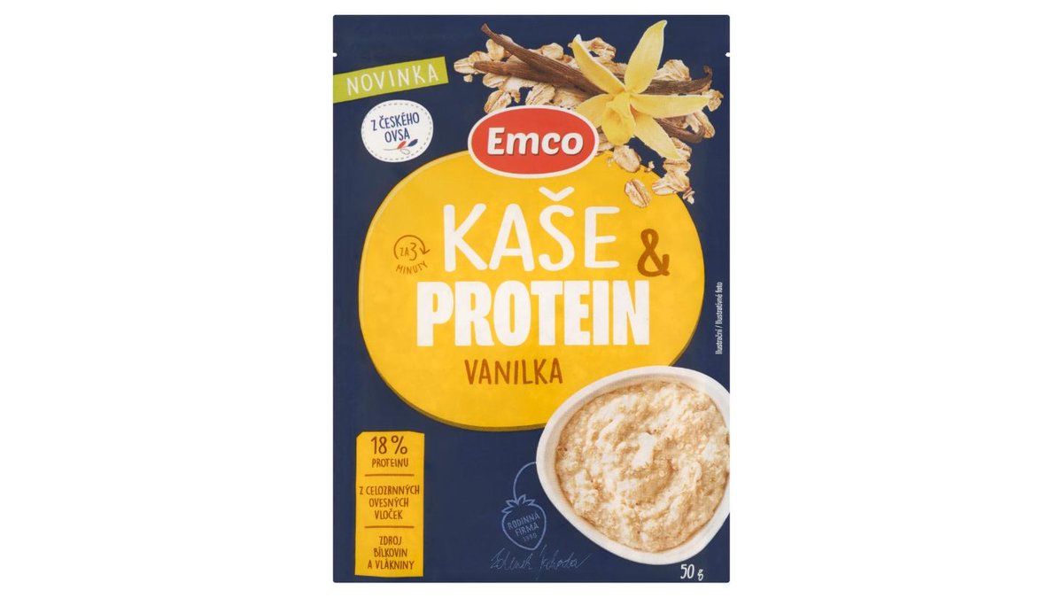 Emco Kaše & protein vanilka 50g