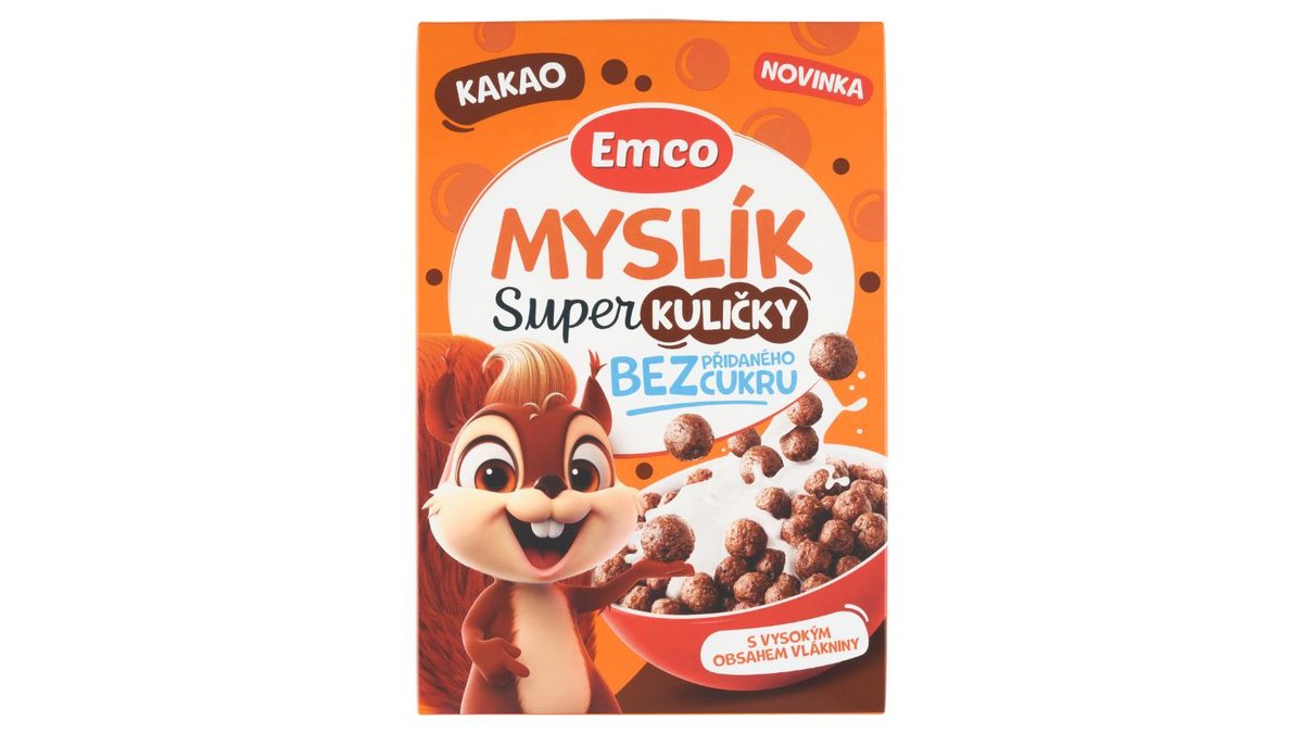 Emco Myslík super kuličky kakao 300g