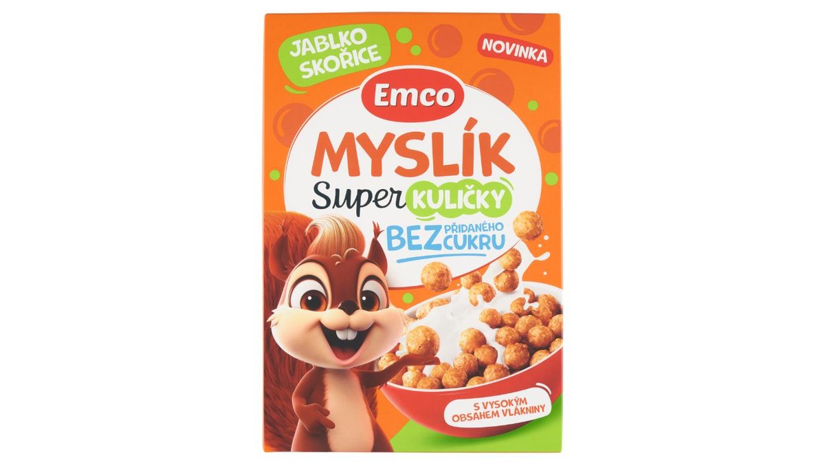 Emco Myslík super kuličky jablko skořice 300g