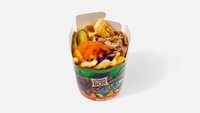 Objednať Kebab Box Špeciál 1/2 ryža, 1/2 hranolky