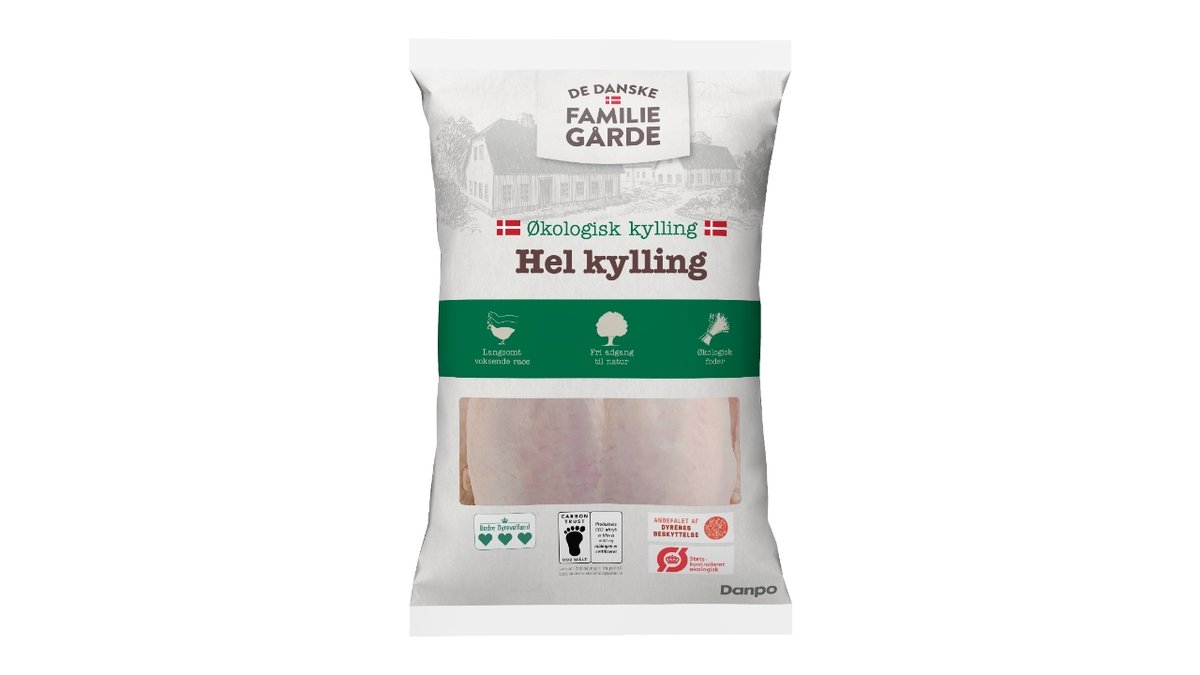 Øko Gårdkylling 1200-1600 G