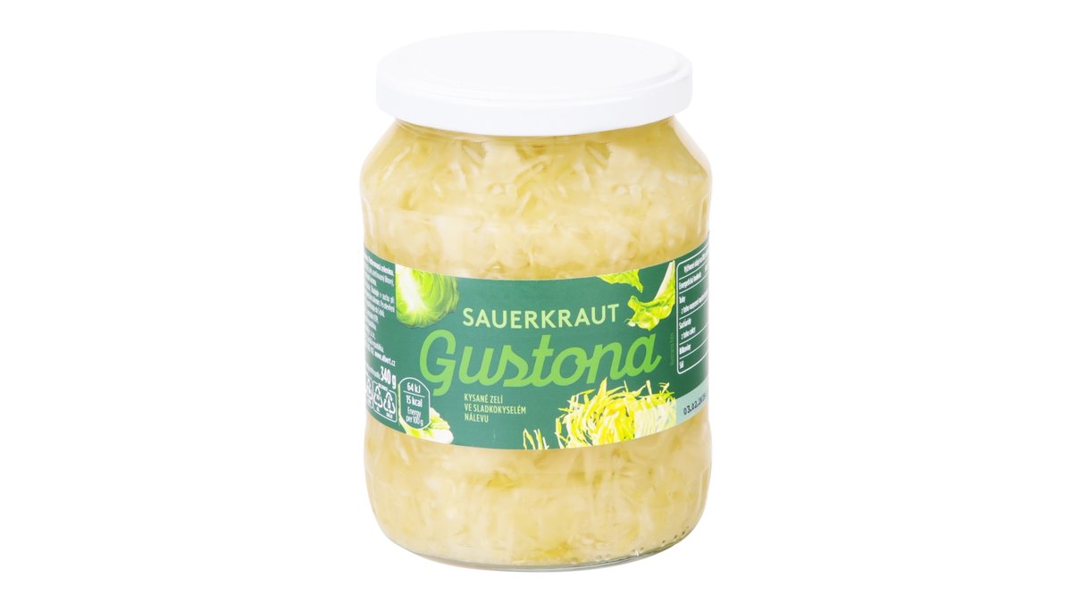 Gustona Zelí kysané ve sladkokyselém nálevu