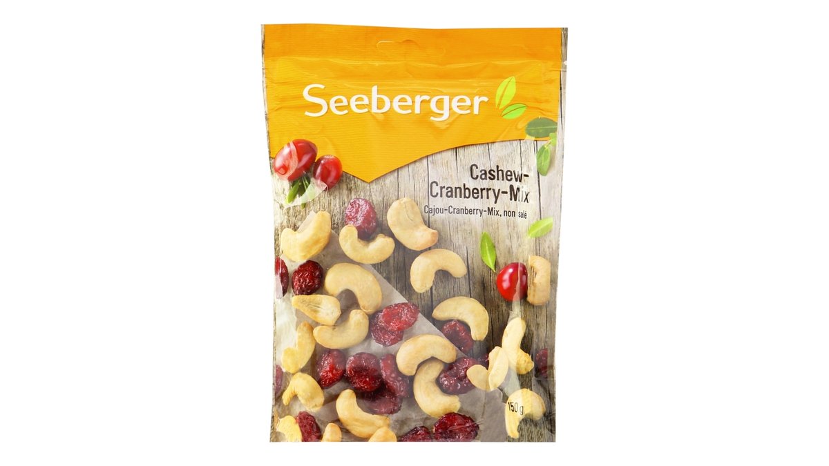 Seeberger Kešu a klikva mix