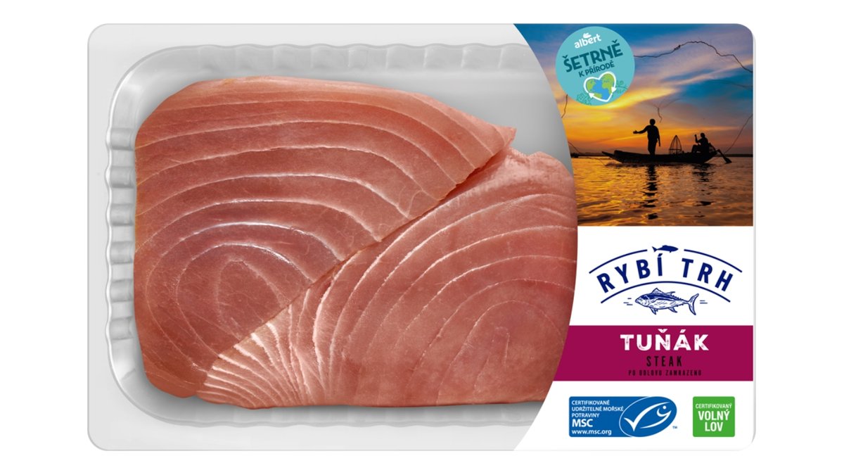 Rybí trh Tuňák steak MSC