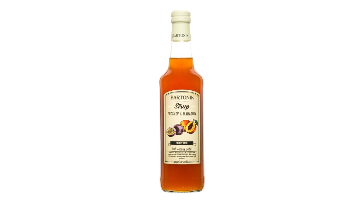 Bartonik Sirup broskev & maracuja