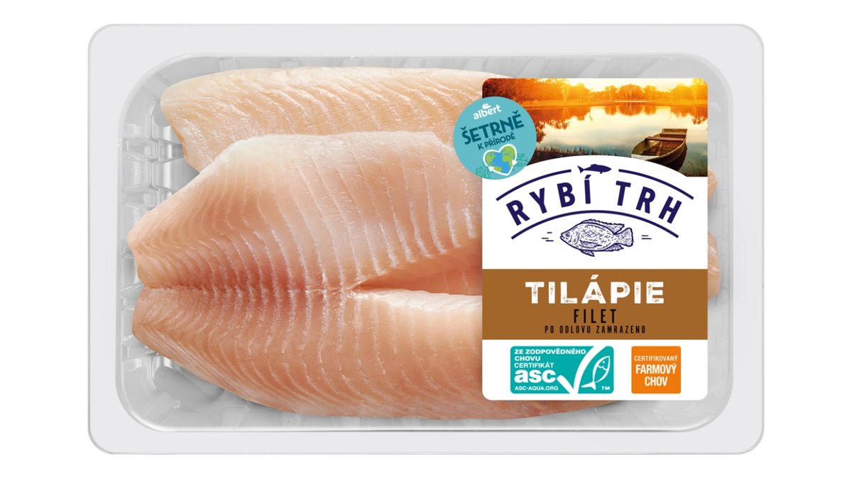 Rybí trh Tilápie filet ASC