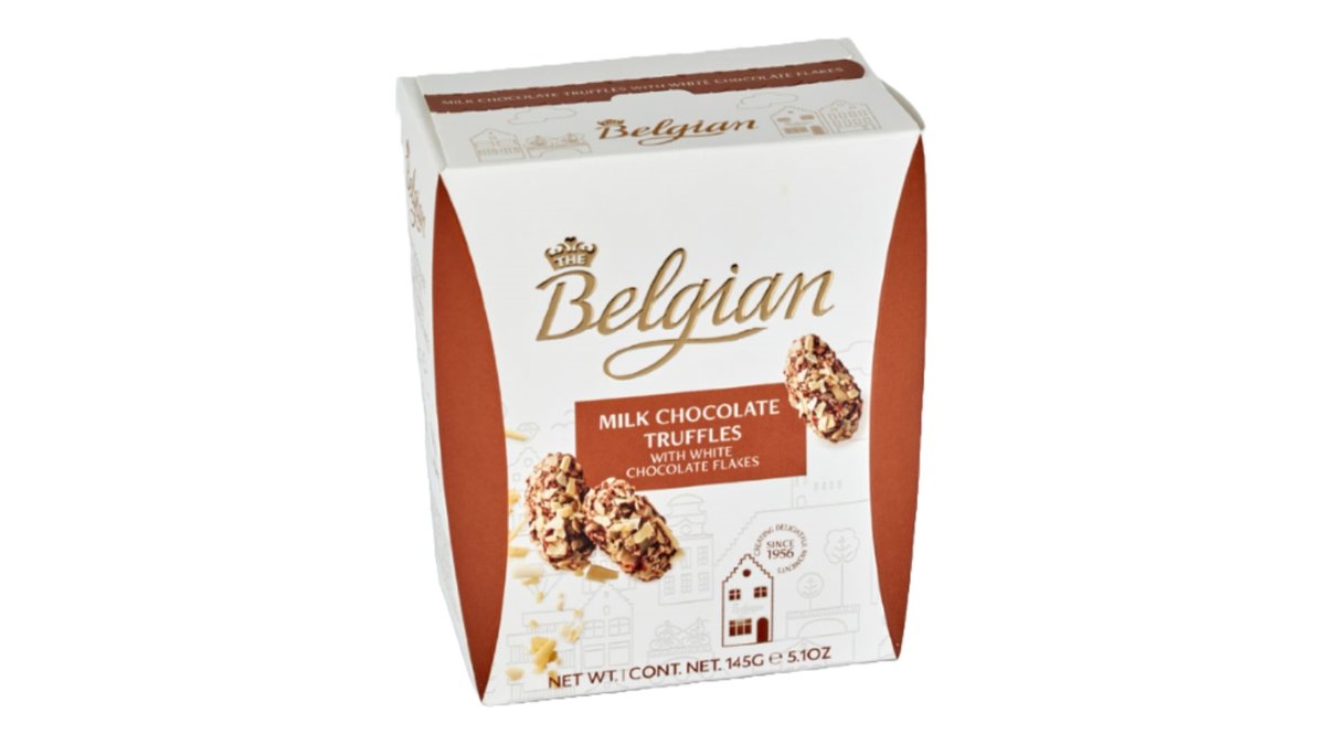 The Belgian Truffles  s kousky bílé čokolády