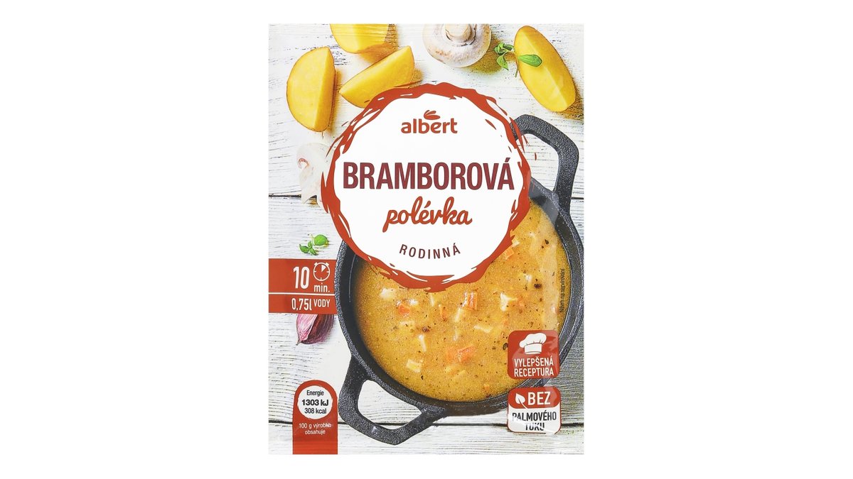Albert polévka rodinná bramborová