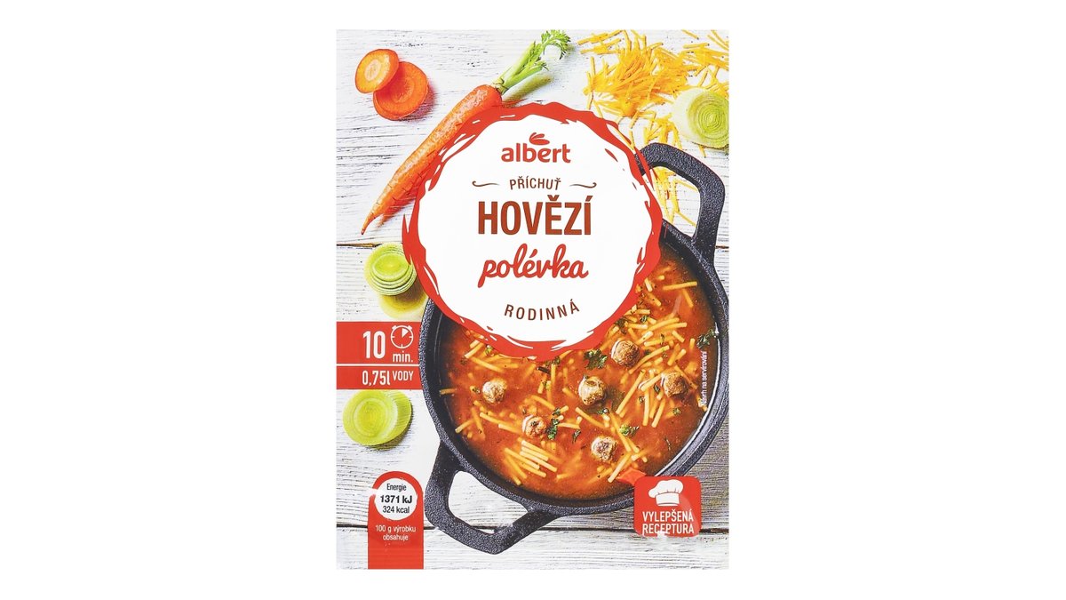 Albert polévka rodinná hovězí