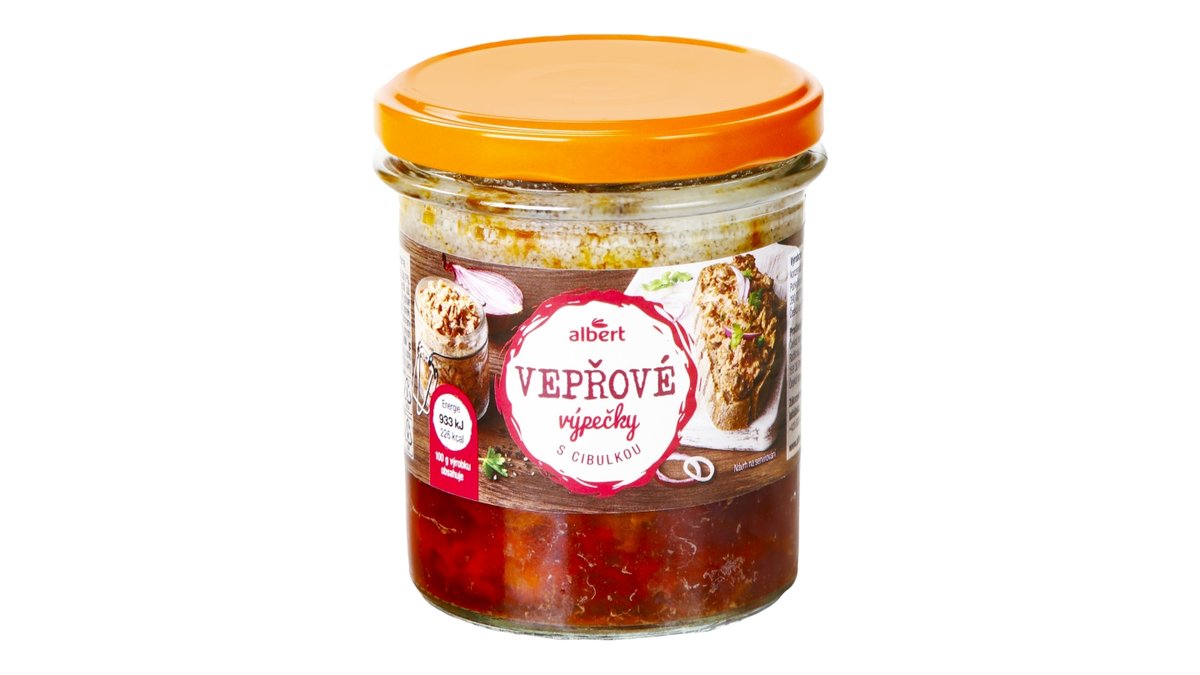 Albert Vepřové výpečky s cibulkou