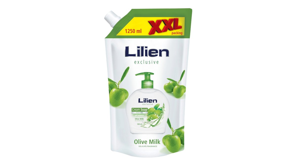 Lilien tekuté mýdlo náhradní náplň olive milk
